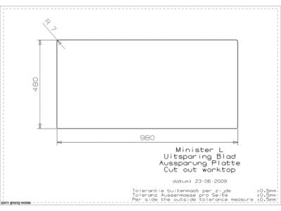 Reginox: Minister Reversible Stainless Steel Sink.