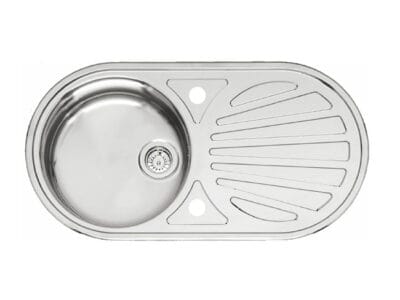 Galicia Single Bowl Stainless Steel Inset Sink