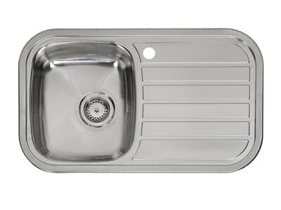 Reginox Regent 10 Lux 1.0 Bowl Stainless Steel Inset Kitchen Sink (Right Drainer)