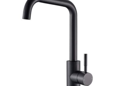 Reginox NERA Black Single Lever Monobloc Kitchen Mixer Tap