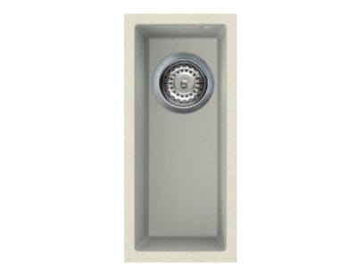 Reginox Quadra 50 1.0 Bowl Undermount Granite Kitchen Sink – Cream