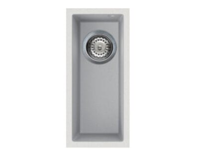 Reginox Quadra 50 1.0 Bowl Undermount Granite Kitchen Sink – White