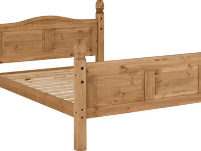 Corona Pine 4ft6" Double Bed - High Foot End Regular price