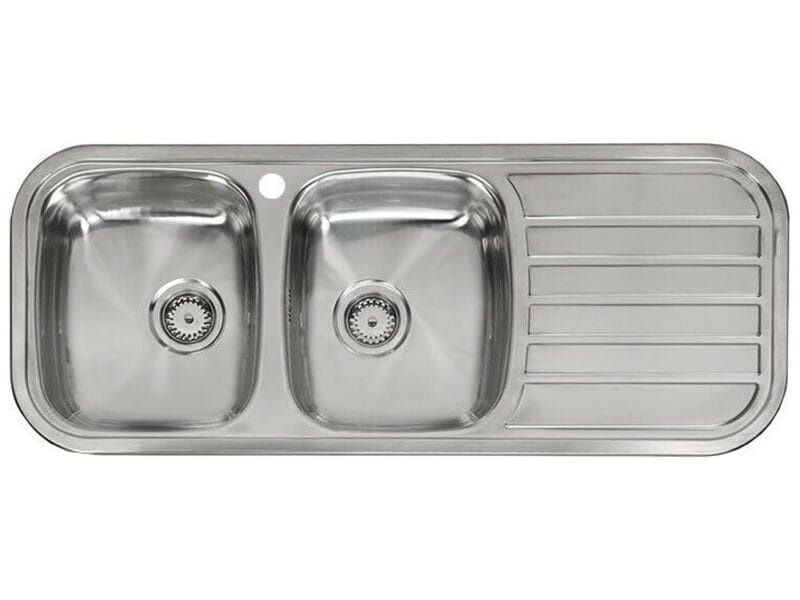 Reginox Regent 30 Lux 2.0 Bowl Stainless Steel Inset Kitchen Sink (RHD)